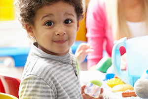 Boy Playing with Toys